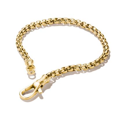 Armband THOMAS SABO "Rebel Steel Armband" Gr. 18, gelbgoldfarben, Armbänder, Damen, 18, Edelstahl, Armband