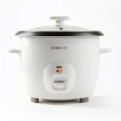 Domo Reiskocher DO9176RK, Dampfgarer + Reiskocher, Weiss
