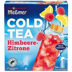 Meßmer 14 Beutel Cold Tea »Himbeer-Zitrone« gelb