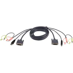 Aten 2L-7D03UI DVI KVM Anschlusskabel, KVM-Switch Kabel