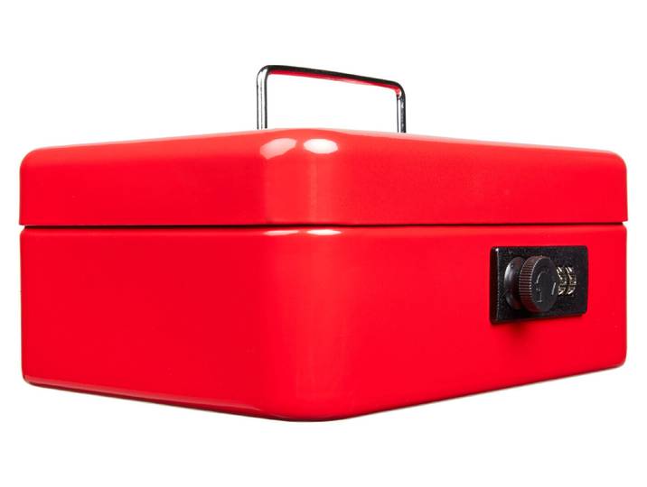 Burg-Wächter Geldkassette Money 5020 C Rot 20 × 16 cm