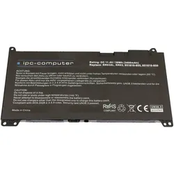 IPC Notebook-Akku RR03 Replace 11.4 V 3400 mAh HP (3400 mAh), Notebook Akku, Schwarz