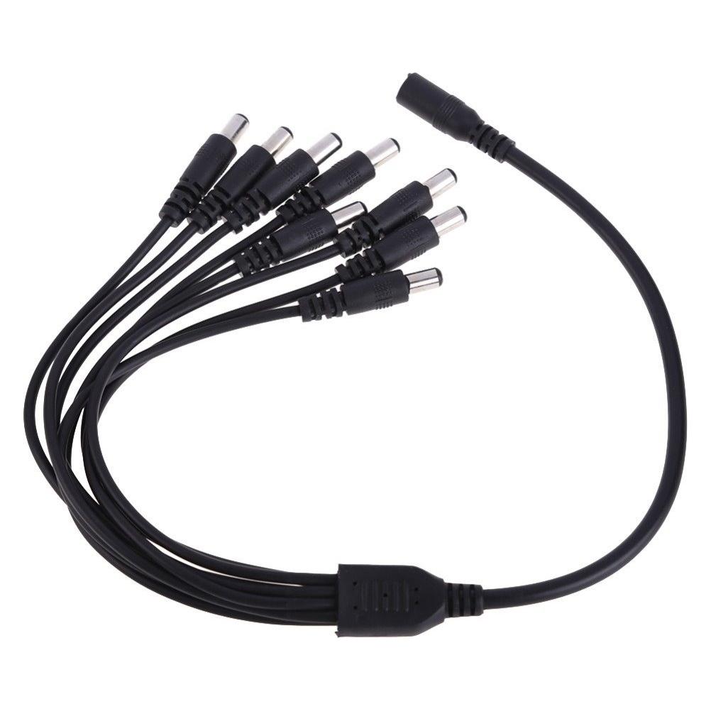 XtendLan Napájecí rozbočovač 1:8 / Napájecí rozbočovač / DC jack 2,1mm / kabel 2mm/0,3mm (ZPSPLIT2118B)