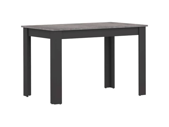 Tisch Mero Holzwerkstoff Grau, Schwarz B 110 T 70 cm - Tisch