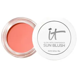 It Cosmetics, Blush, Glow with Confidence Sun Cream Blush Blendable Buildable Blush Bronzer Pop Sun-Blushed (Light Medium)