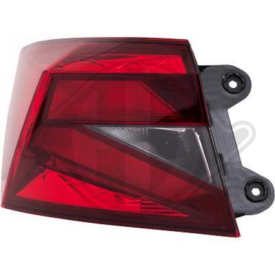 DIEDERICHS Heckleuchte 7808091 W5W links für Skoda