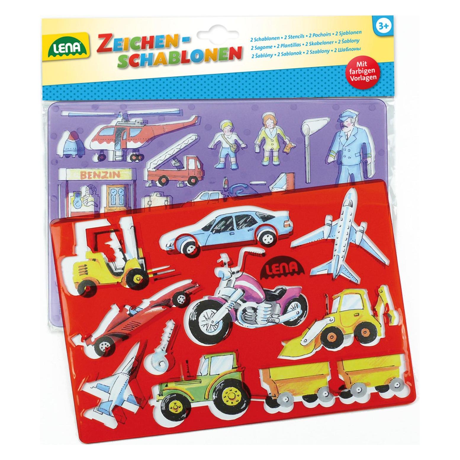 Lena Zeichenschablone Fahrzeug (65773)