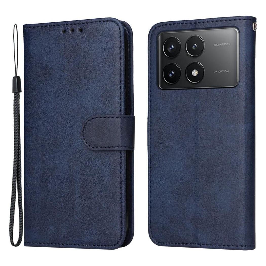 Cover-Discount Xiaomi Poco X6 Pro - Premium Handyhülle Etui blau (Xiaomi Poco X6 Pro) (660175193E)