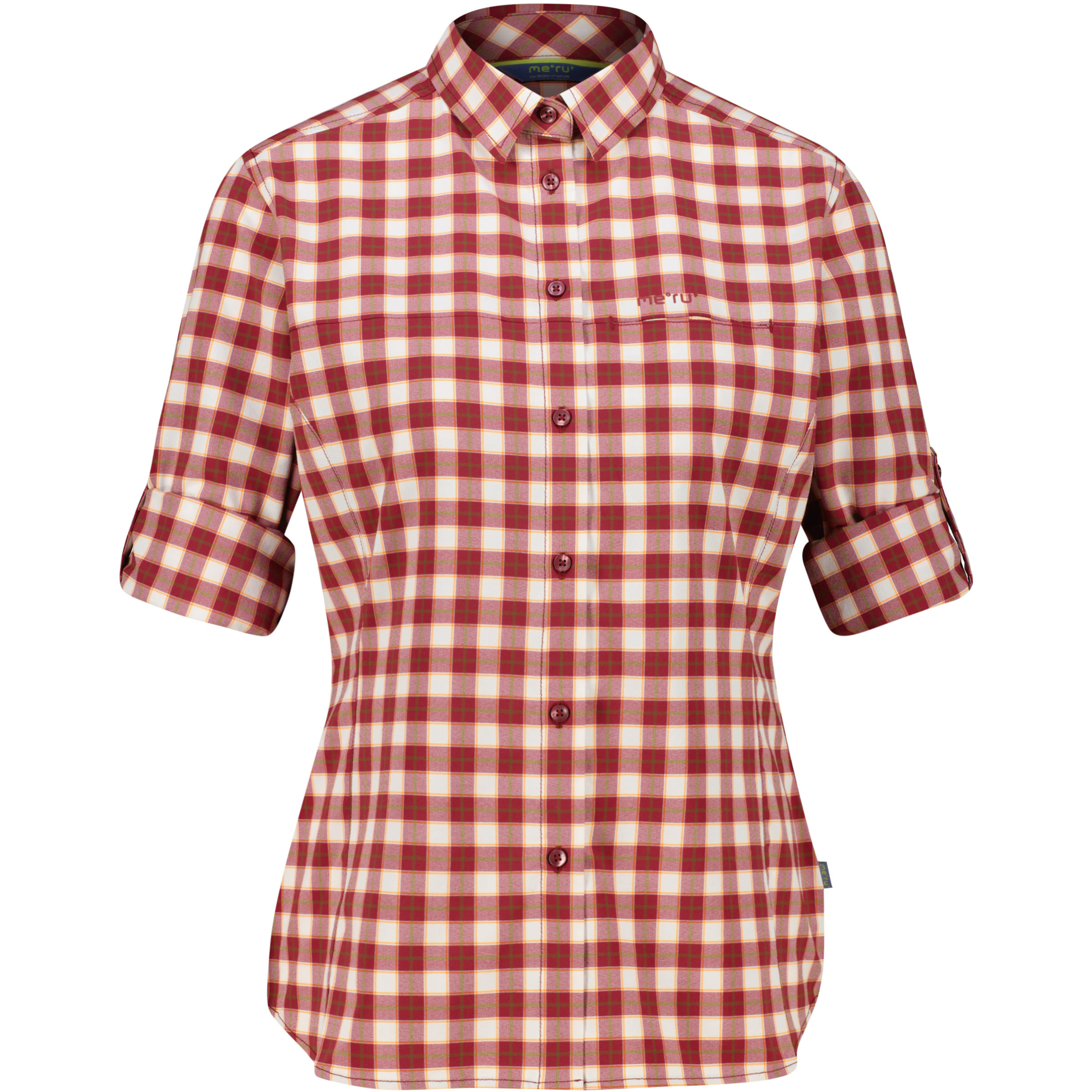 Bergzeit Basics Meru Sauda Damen Blusen rot Größe 4XL Camping