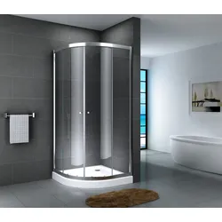 Fa-Bausysteme Glasdusche Fulda Klarglas 80 x 80 cm ohne Wanne