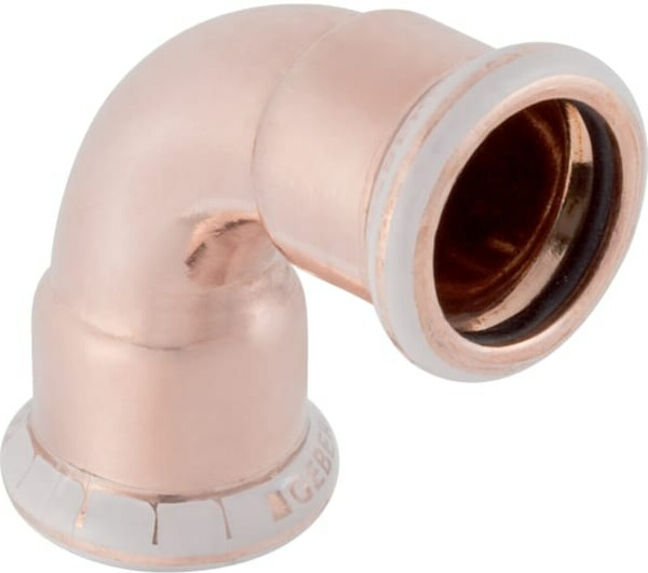 Geberit Coude Mapress 90 degrés, cuivre, d= 15 mm (60102)