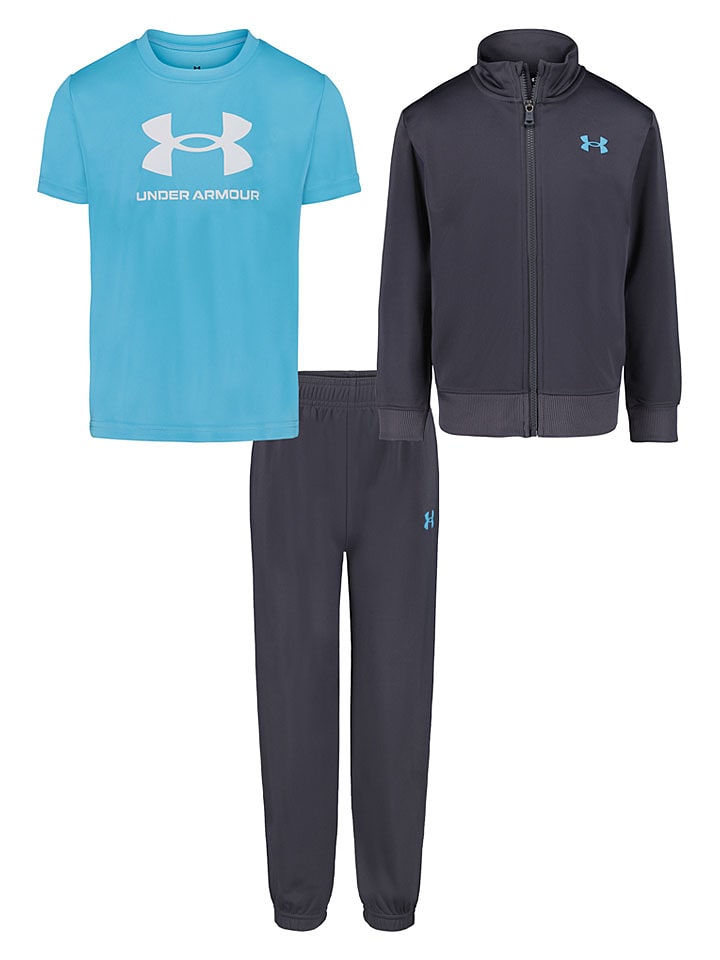Under Armour Trainingsanzug in Anthrazit - 104-110