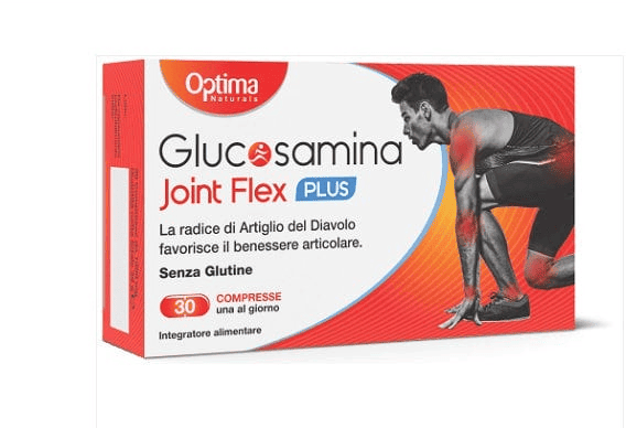 Optima Naturals Optima Glucosamina Joint Flex Plus Integratore Articolare 30 Compresse