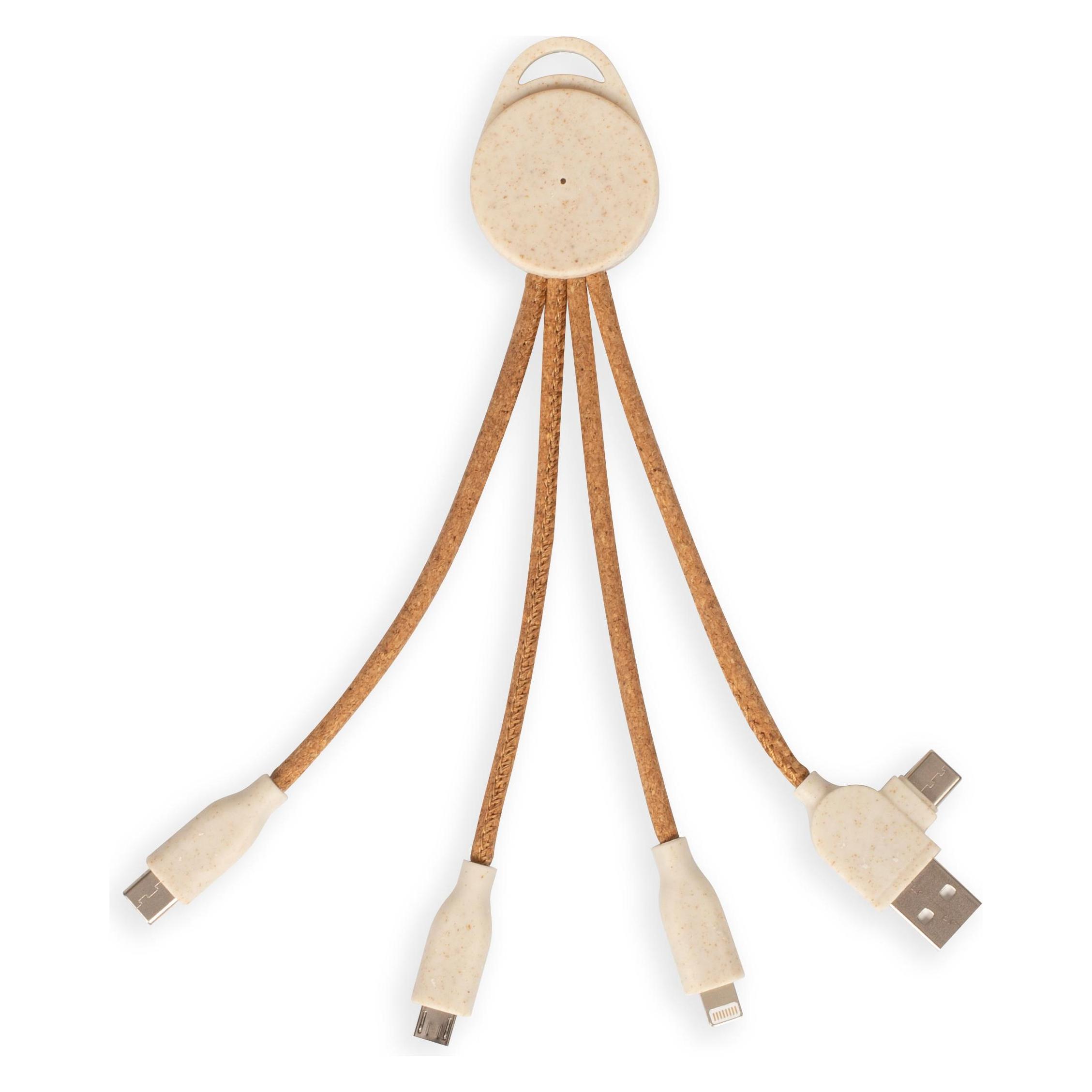 Livoo Ladekabel mit mehreren Endstücken (0.20 m, USB 3.2 Gen 1, 10 W) (40924166)