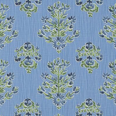 Eliza Cornflower Fabric By The Yard - Ballard Designs