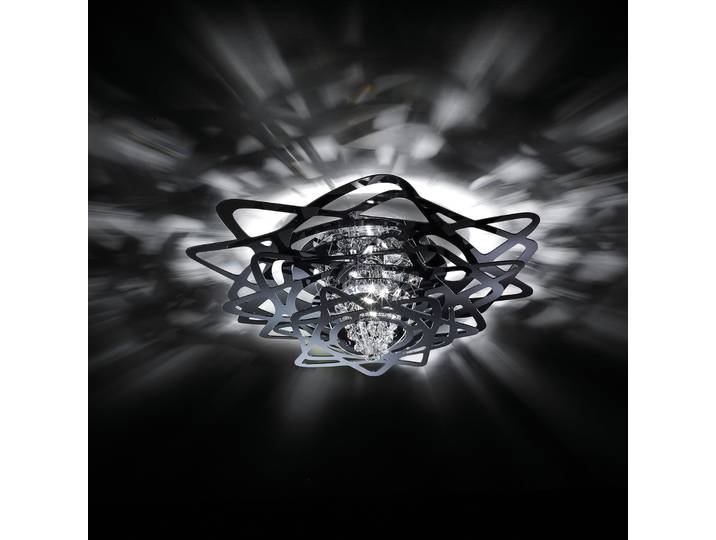 Aurora Deckenleuchte mini, schwarz - Slamp - Wohnzimmer - Design - Kunststoff