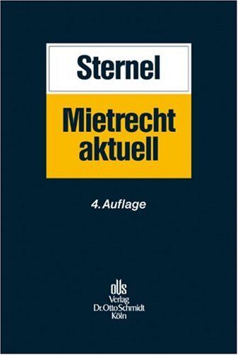 Friedemann Sternel - Mietrecht aktuell - Preis vom 09.10.2026 07:28:09 h