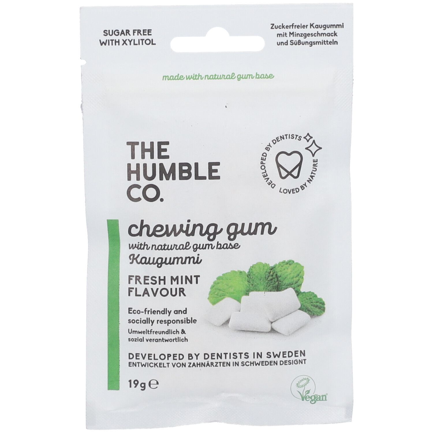 Humble Chewing-Gum S/S Menthe 19 g Kaugummi