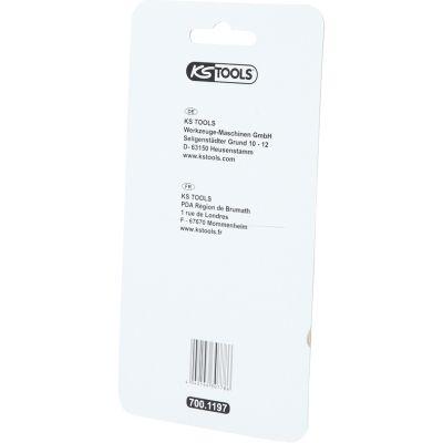 KS TOOLS Drahtbürste, Batteriepol-/Klemmenreinigung 7001197