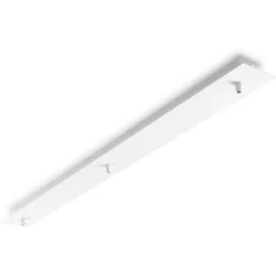 Ideal Lux Baldachin LINEAR STANDARD, eckig, 88cm, 3-fach, Überstand-Blende, weiß IDEA-122854