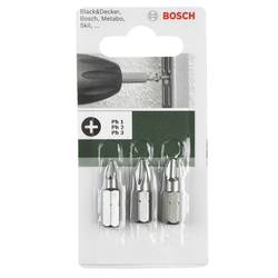 Bosch Accessories 2609255964 Kreuzschlitz-Bit Antrieb: 1/4 (6.3 mm) Abtrieb: Kreuzschlitz Phillips PH 1, PH 2, PH 3 25 mm