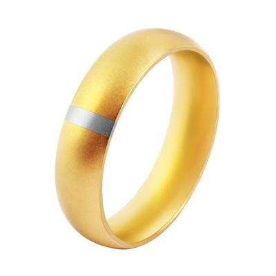 Partnerring AKZENT "Ylenia, langlebig" Gr. 54, gold (goldfarbig), Fingerringe, Damen, 54, Edelstahl
