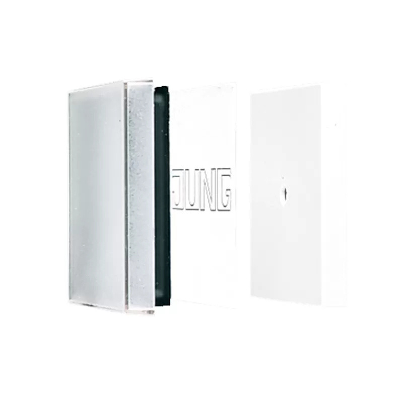 Jung LS 990 NAGL Afdekplaat, Wit