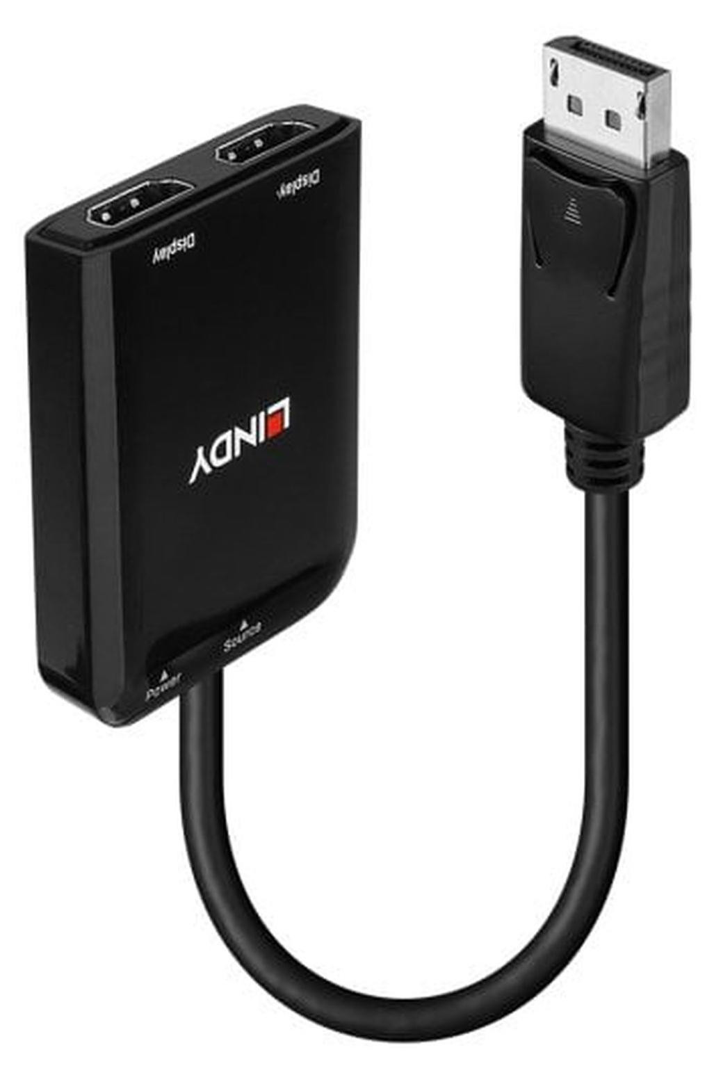 Lindy 38433 DisplayPort naar 2-poorts HDMI MST-hub