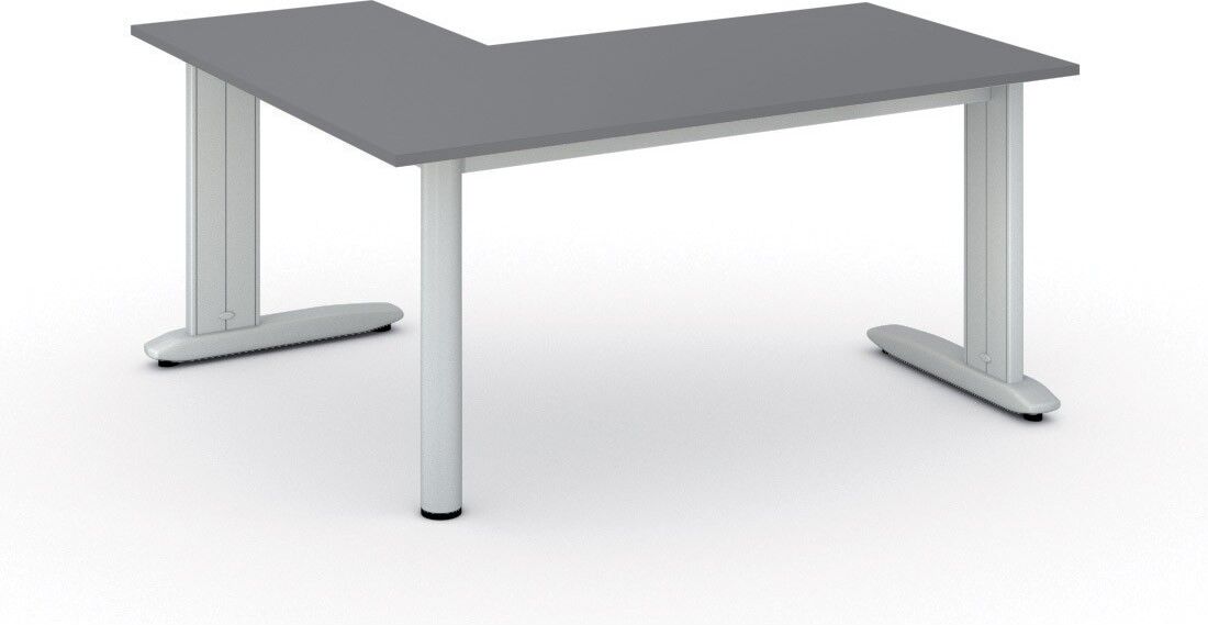 B2B Partner Büroschreibtisch PRIMO FLEXIBLE, 160x140 cm, Graphit