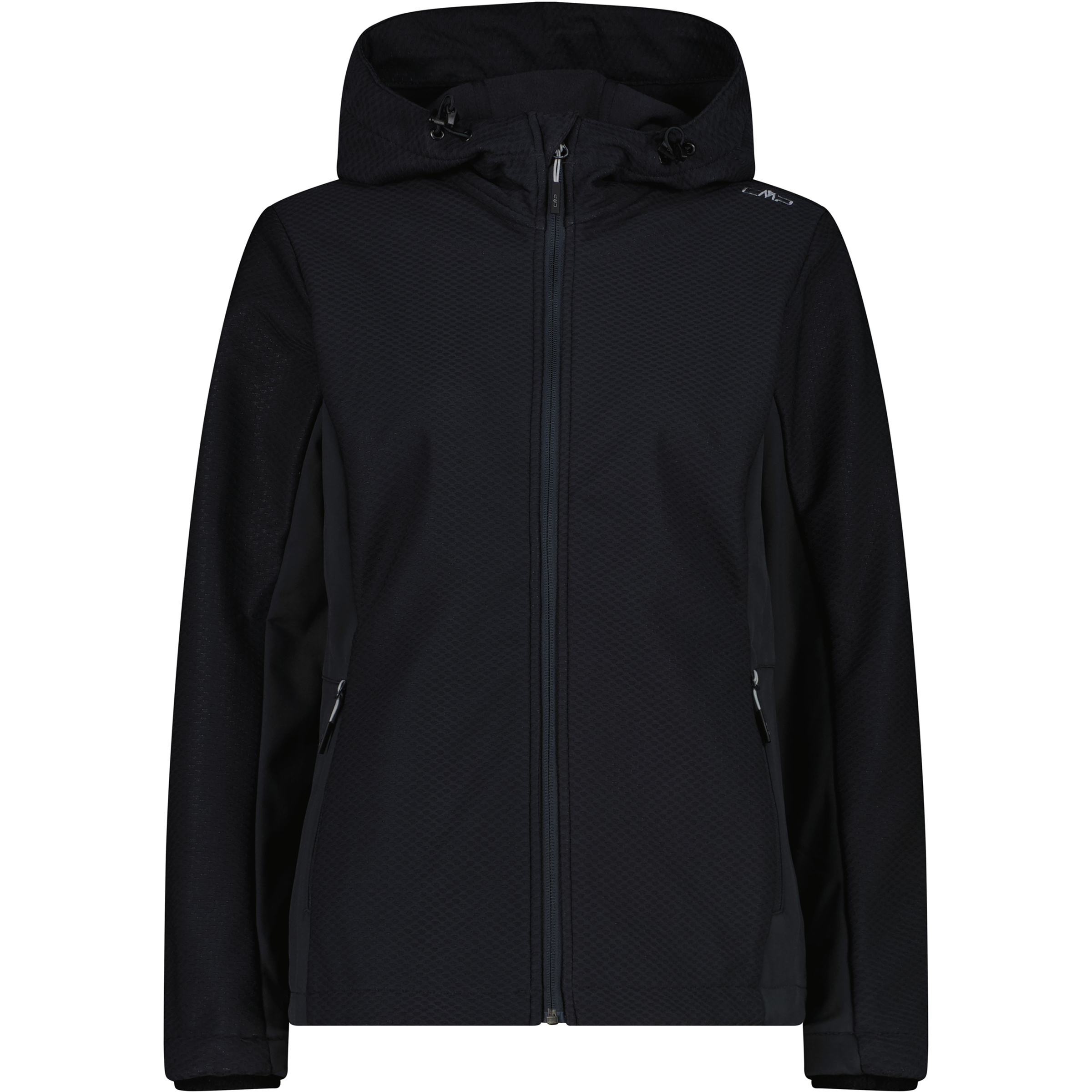 CMP Damen Softshelljacke schwarz Größe M Trekking Windabweisend Wasserabweisend