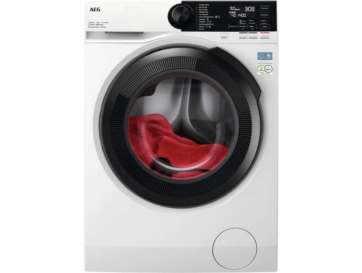 AEG Waschtrockner LWR7F65605 , Wasch_Trocken_Zyklus: D, weiß, B:60cm H:85cm T:63,1cm, Waschtrockner, ProSteam - Auffrischen mit Dampf, reduziert Falten in 25 Min., Waschtrockner