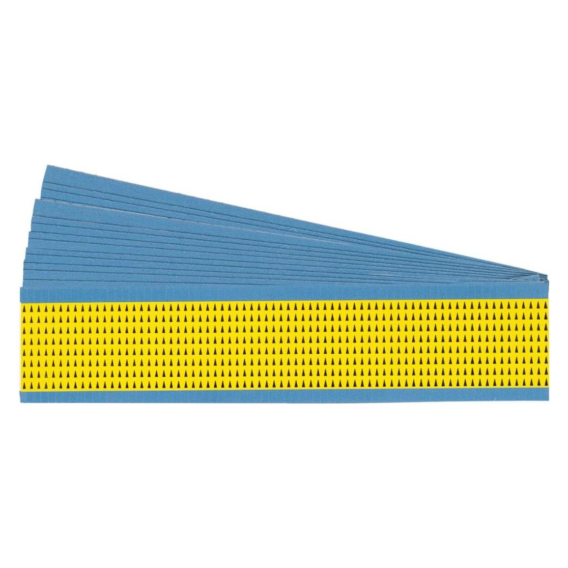 Brady B-500, BIA-YL, Leiterplatten-Inspektionspfeile, Vinylgewebe, Schwarz auf Gelb, 3.18 x 4.83 m (BIA-YL-PK)