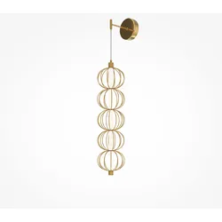 Wandleuchte GOLDEN CAGE (LBH 22,20x13,90x218,80 cm) - LBH 22,20x13,90x218,80 cm