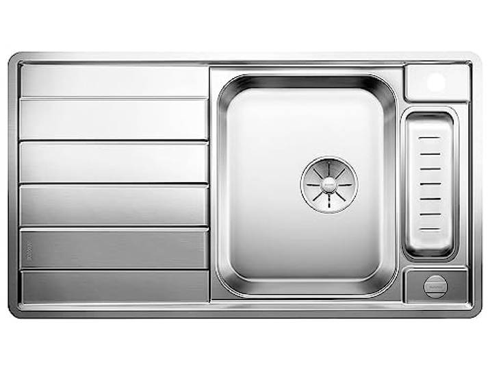 Blanco 522103 Évier de cuisine en acier inoxydable AXIS III 5 S‐IF Couleur/Finition : Acier poli