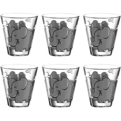 KINDERBECHER Bambini Elefant 215 ml 6er Set