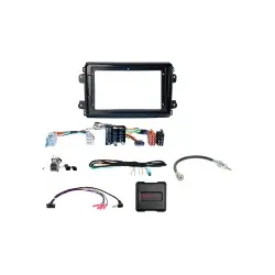 ACV Radioblende 9 Zoll mit Radioanschlusskit Lenkradfernbedienung Citroen / F...
