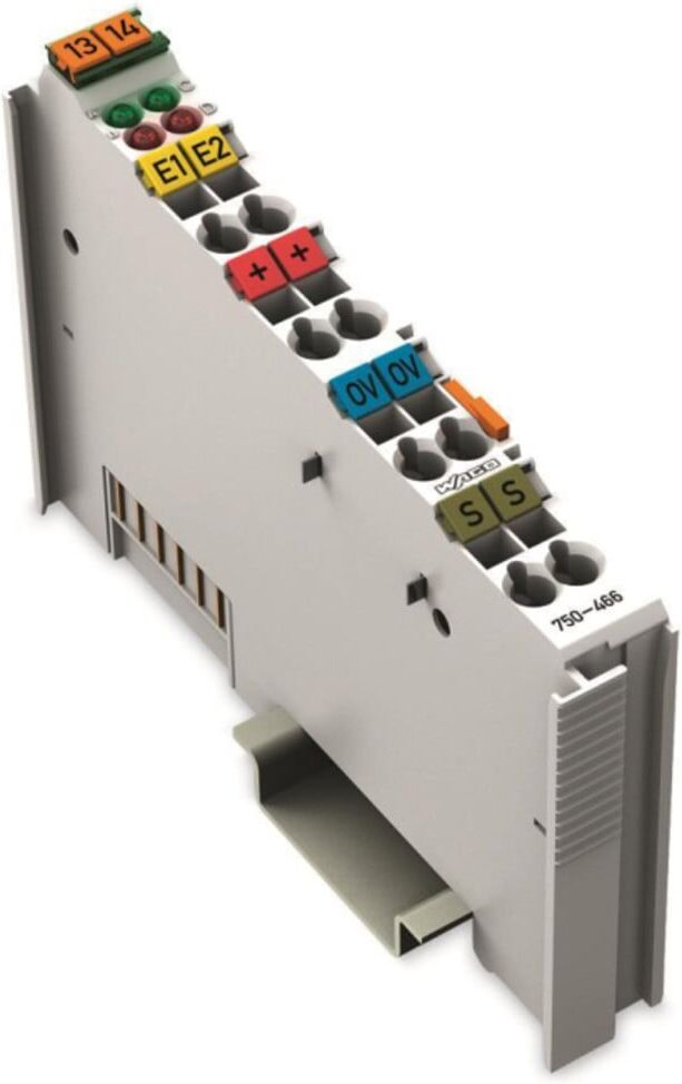 WAGO 2-Kanal-Analogeingang 4–20 mA 750-466 lichtgrau)