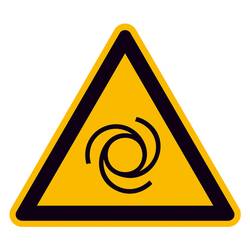 SAFETYMARKING Warnschild Automatischer Anlauf Aluminium 200 mm ISO 7010 1 St. 11.0244