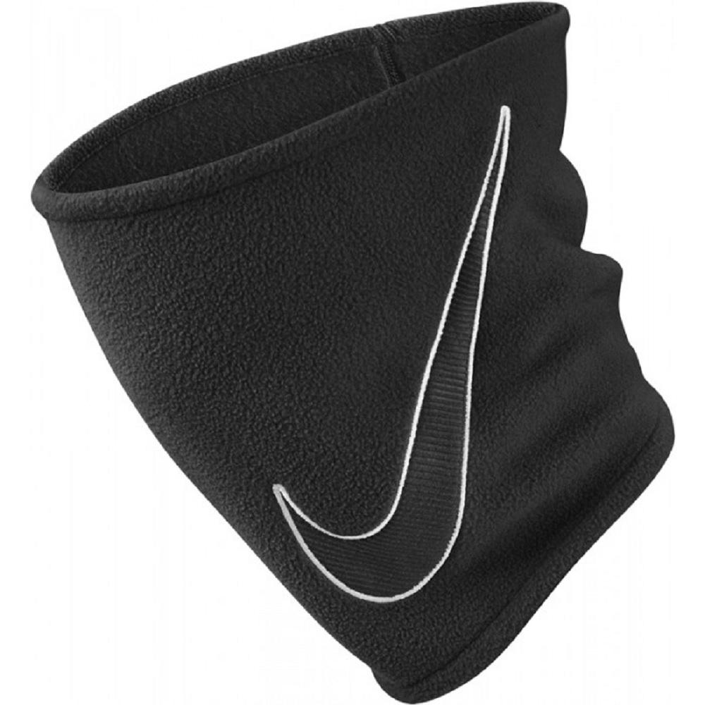 Nike Unisex Volwassenen Fleece Halswarmer (Zwart/Wit)