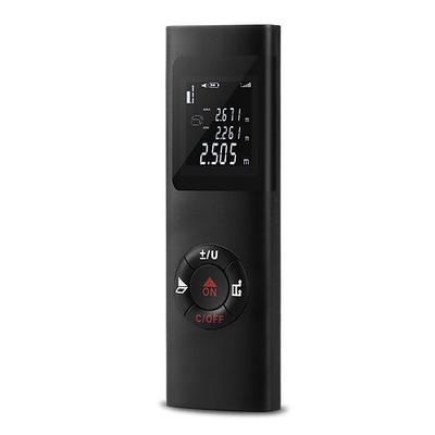 Laser-Entfernungsmesser 40 m intelligente digitale Reichweite tragbarer USB-Lade-Entfernungsmesser Mini-Handheld-Entfernungsmesser