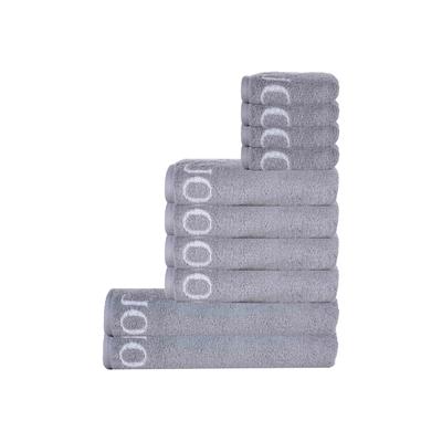 Handtuch JOOP "Handtuch Classic 10er Pack", grau, B:50cm, Obermaterial: 100% Baumwolle CO., Handtücher