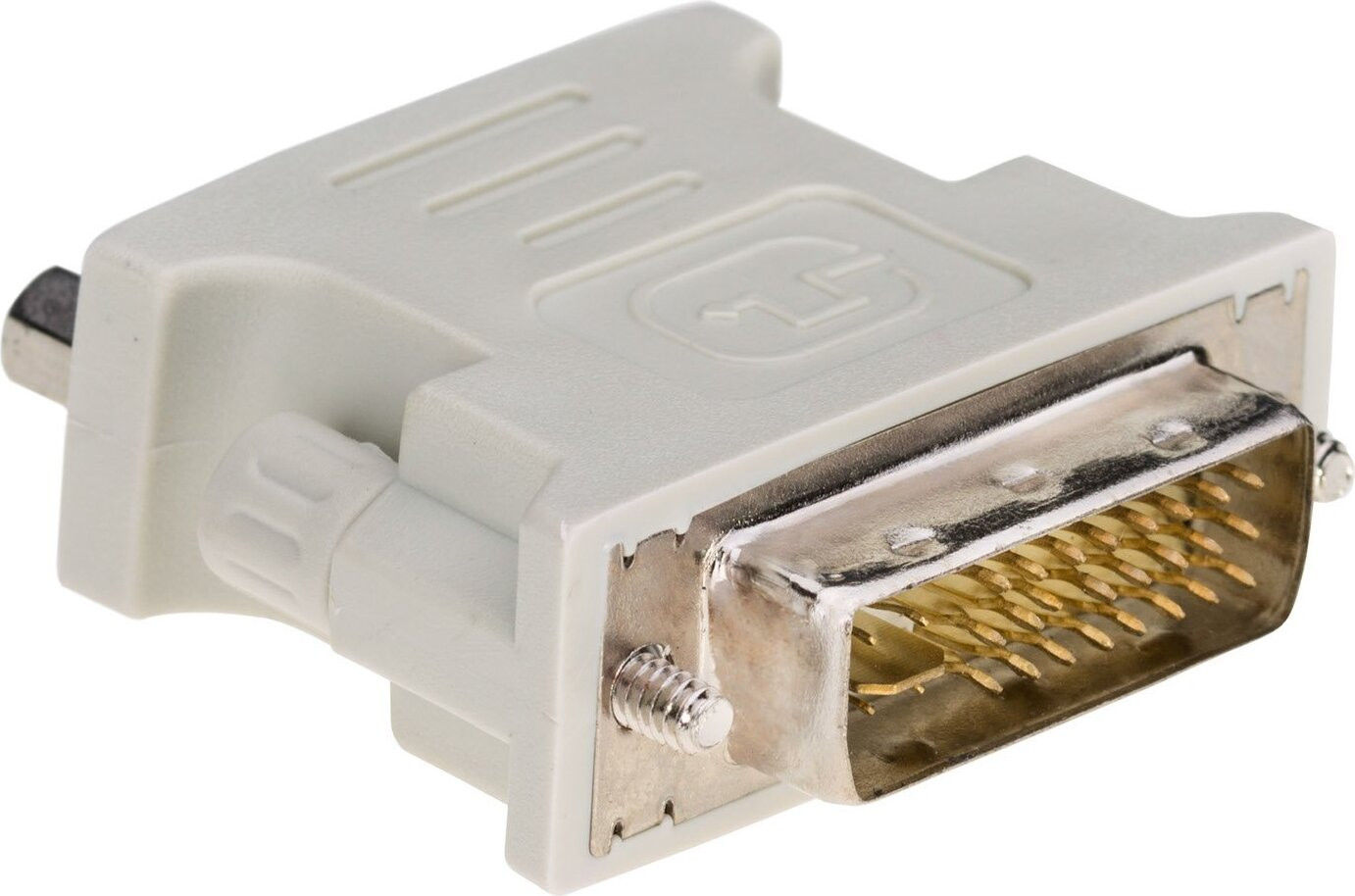 Akyga VGA-F/DVI-M Adapter, DVI 24+5 naar VGA, Blauw/Wit