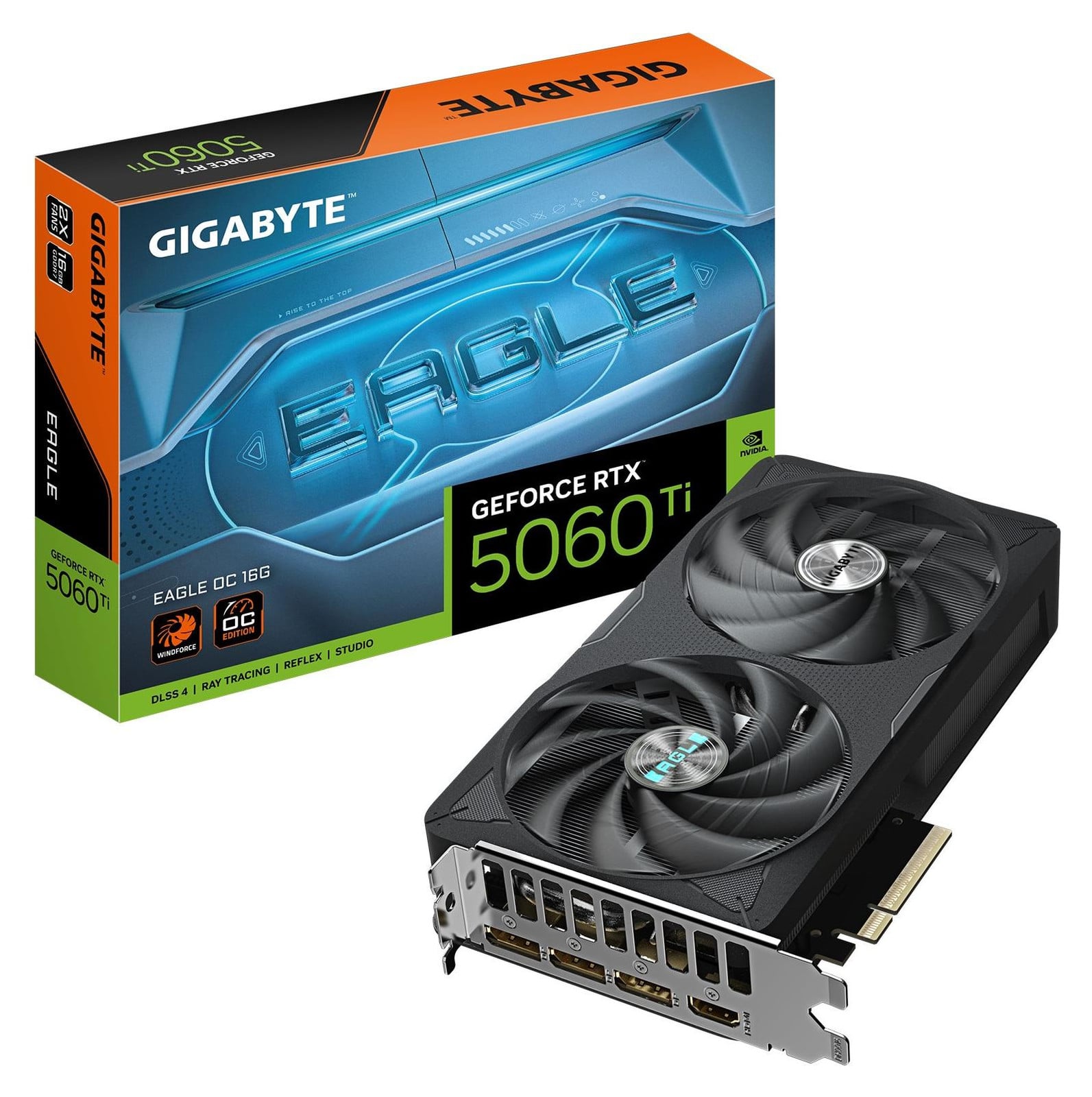 Gigabyte GeForce RTX 5060 Ti EAGLE OC 16G Overgeklokte videokaart