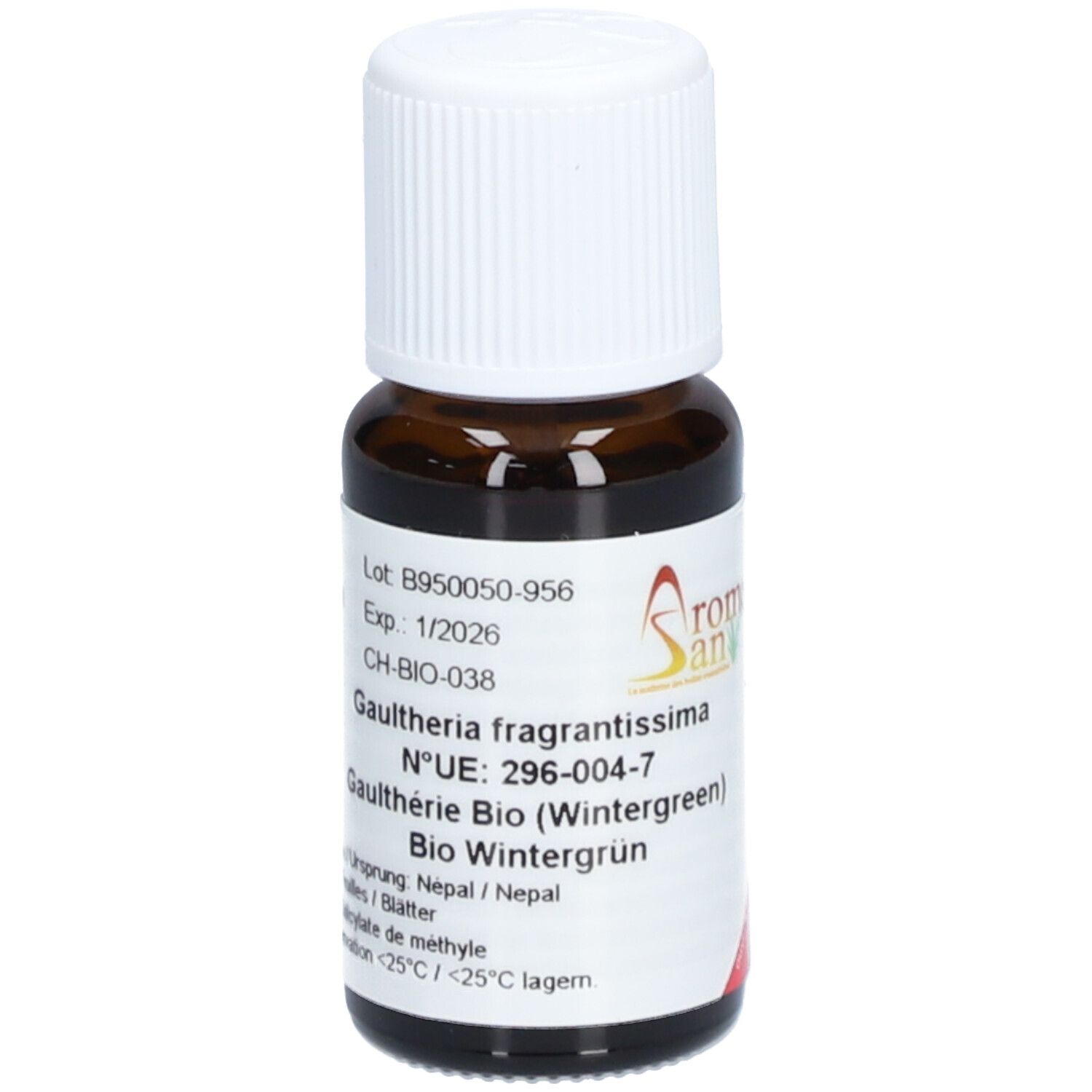Aromasan Wintergrün Äth/Öl in Schachtel Bio 15 ml Ätherisches Öl