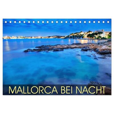 MALLORCA BEI NACHT (Tischkalender 2027 DIN A5 quer), CALVENDO Monatskalender