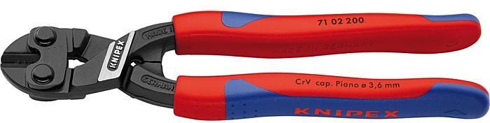 KNIPEX CoBolt Kompakt-Bolzenschneider 7102200, 200mm Mehrkomponentengriffen 200mm KNIPEX