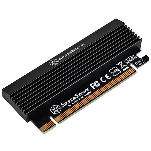 Silverstone SST-ECM23, PCI-E x4 zu M.2 Adapter mit Kühler