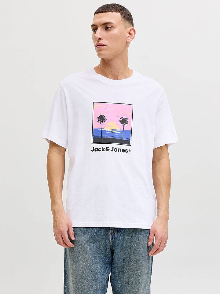 Jack & Jones Shirt "Perry" in Weiß - XXL