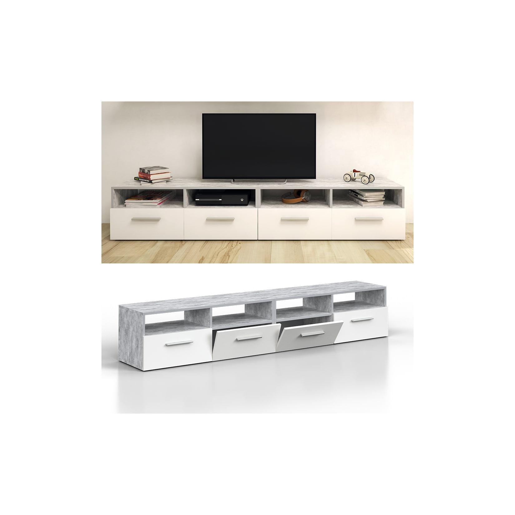 Vicco Lowboard Diego Fernsehschrank Sideboard TV Fernsehtisch Beton