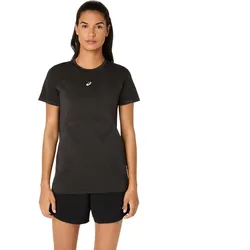 Asics Damenlaufshirt Road Seamless SS Top, Performance Black/Graphite Grey - schwarz / 42